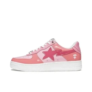 BAPE Pink Star Trainers: Comfort Meets Urban