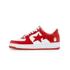 BAPE Red Star Sneakers: Bold and Comfortable