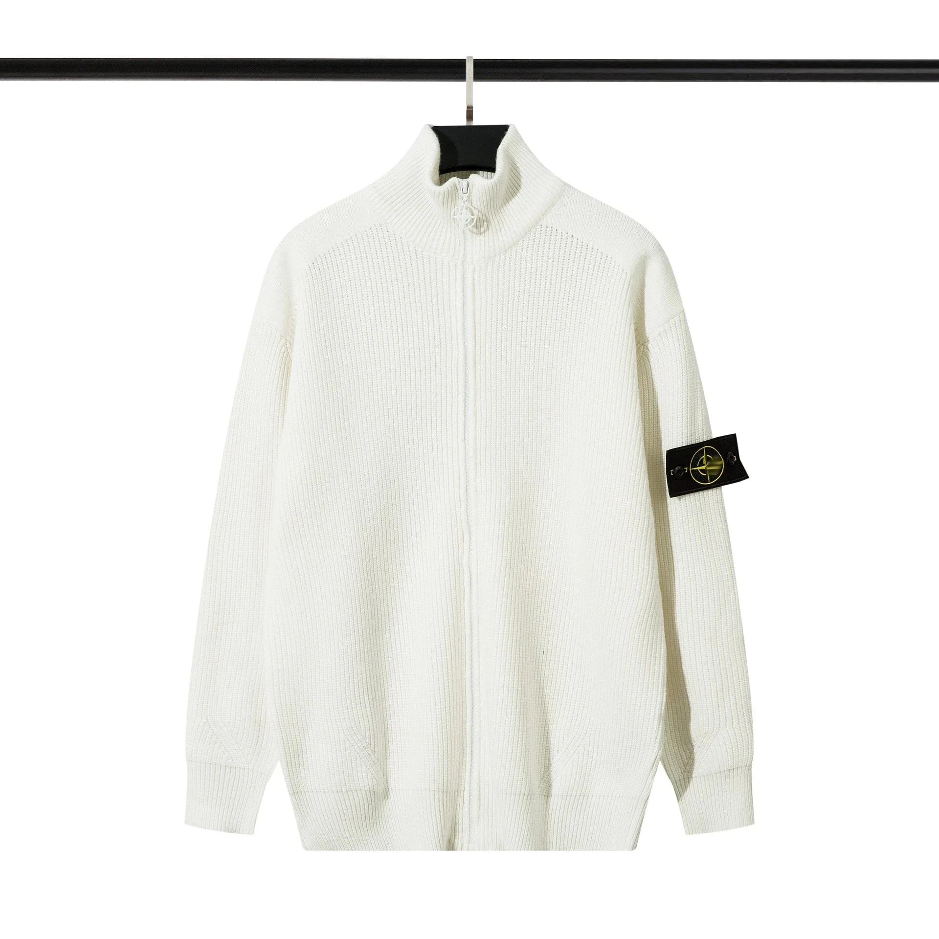 Stone Island Off white Knit Sweater, Street