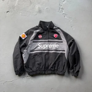 Supreme Racing Themed Men's Jacket: Bold