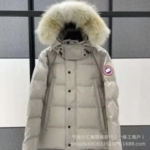 Canada Goose Light Gray Down Jacket: Arctic