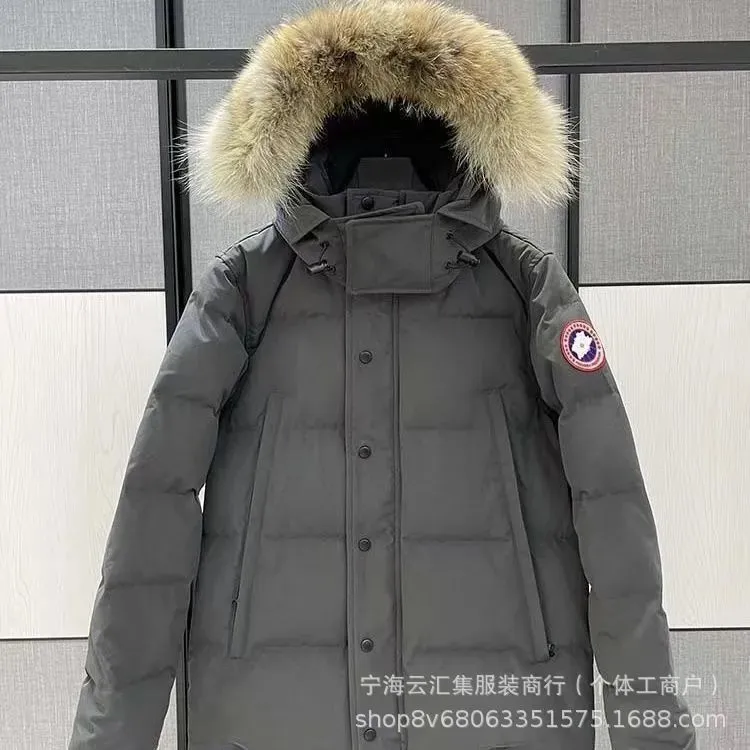 Canada Goose Dark Gray Down Jacket Arctic