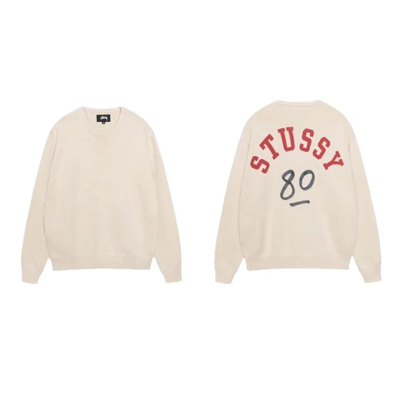 Stussy Off white Graphic Sweater: Cool