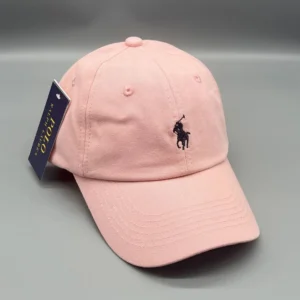 Polo Ralph Lauren Pink Cap Iconic Logo, Chic