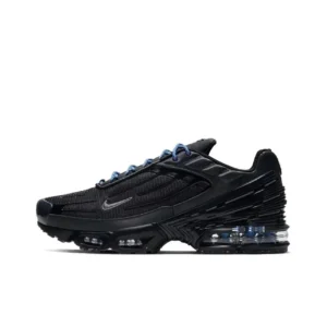 Nike Air Max Black with Blue: Cushioned