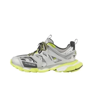 Balenciaga Grey Neon Yellow Trainers: Urban