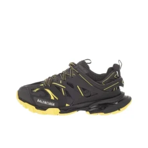 Balenciaga Black Yellow Athletic Sneakers: A