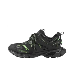 Balenciaga Black Green Sneakers: Futuristic