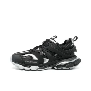 Balenciaga Black Silver Chunky Sneakers