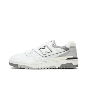 New Balance 550 White Gray Sneakers: Retro