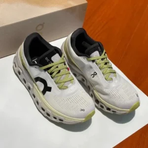 On CloudTec White Green Running Shoes: Style