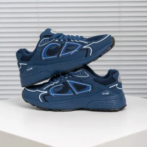 Dior Navy Blue Trainers: Fashionable