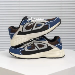 Dior Blue Luxury Sneakers with CD