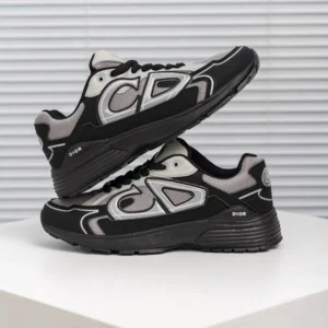 Dior Black Gray Sneakers: Luxury meets