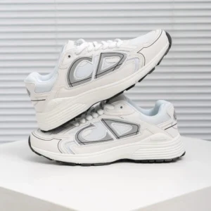 Dior White Gray Footwear: Iconic