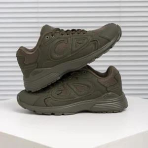 Dior Olive Green Sporty Sneakers: A Luxe