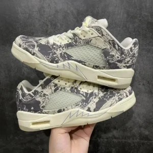 Nike Air Jordan 4 Abstract Print Off white