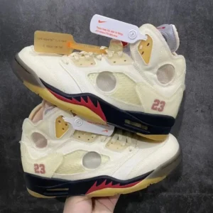Nike x Off White Air Jordan 5 Creamy White