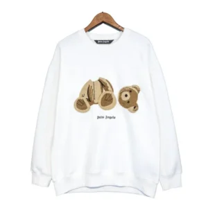 Palm Angels White Graphic Sweatshirt Street