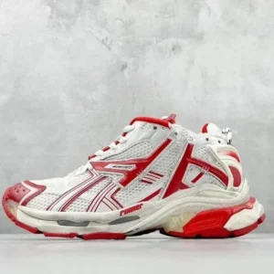 Puma White Red Athletic Shoes: For Active
