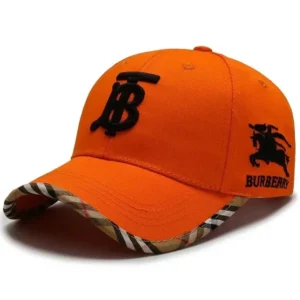 Burberry Orange Cap: Luxury and Vibrant