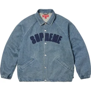 Supreme Light Blue Denim: Bold Logo, Cool