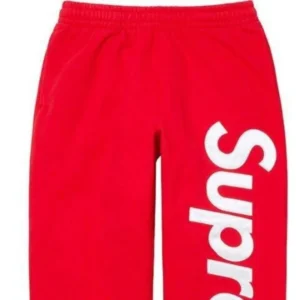 Supreme Red Sweatpants: Bold Streetwear