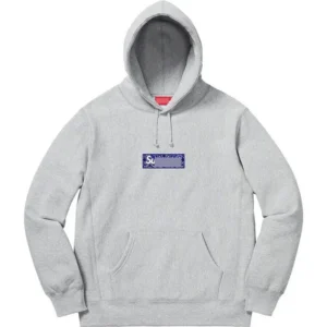 Supreme Light Gray Hoodie: Comfort Meets Hip