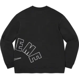 Supreme Black Sweatshirt: Bold