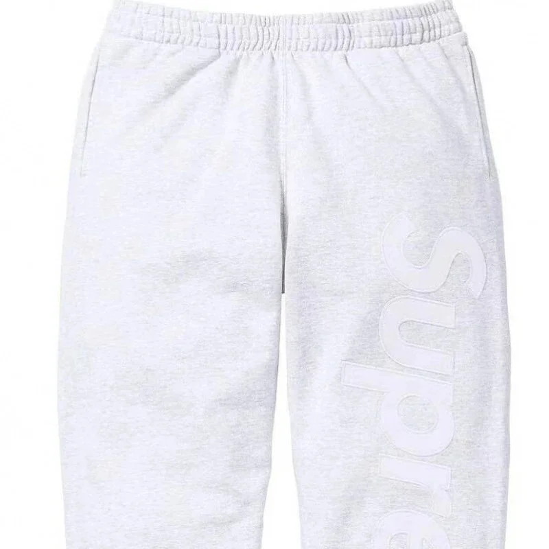 Supreme Light Gray Pants: Iconic and cozy