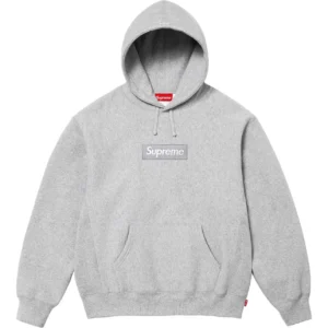 Supreme Grey Box Logo Hoodie: A hip hop