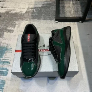 Prada Green Black Sneakers: Step Up Your