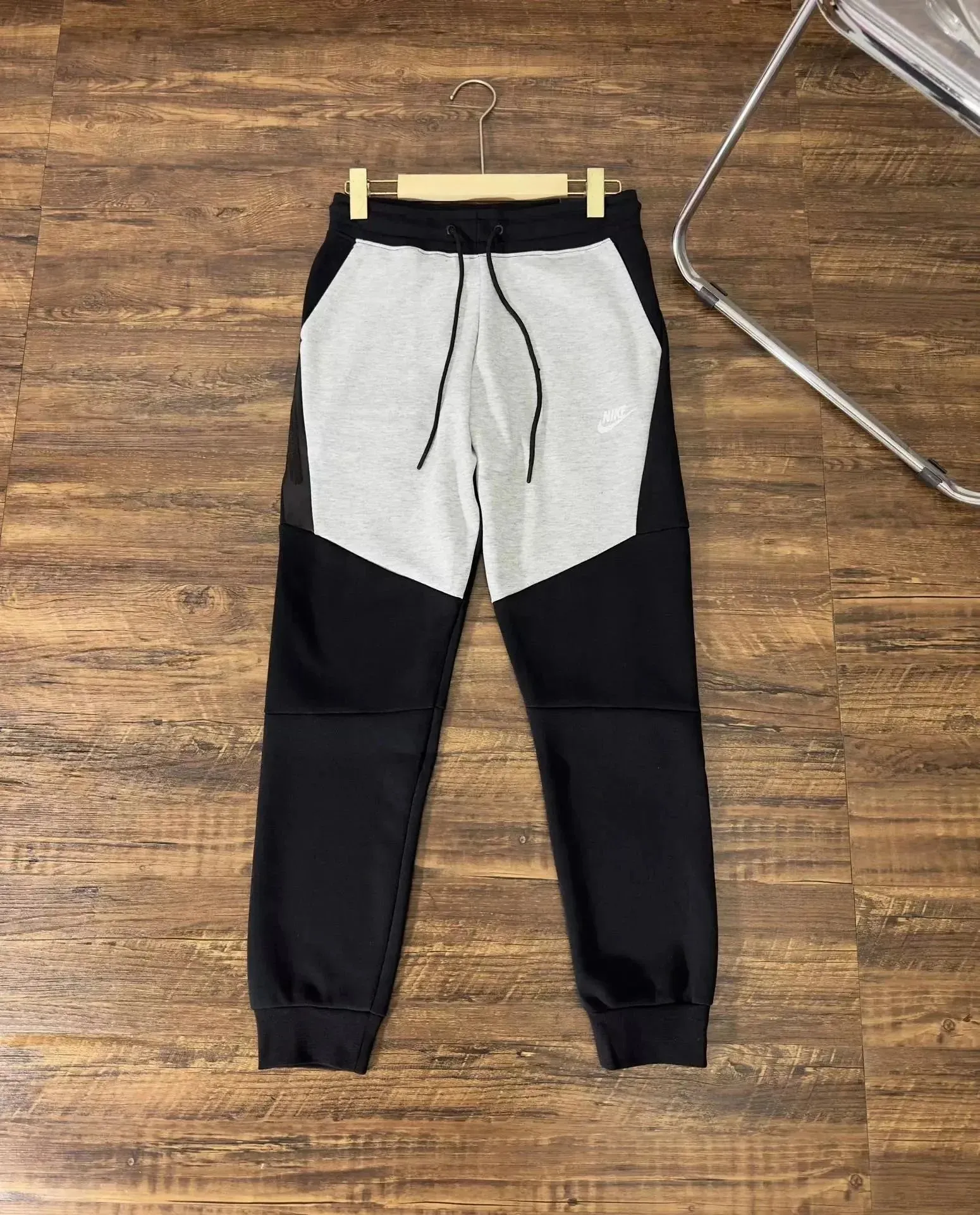 Nike Black Gray Sweatpants: Urban Style with