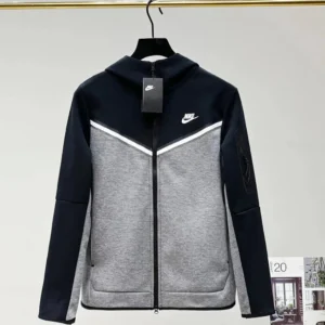 Nike Black Dark Gray Jacket: For Sporty