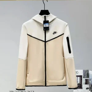 Nike beige men's sport jacket: Comfort meets