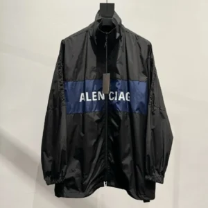 Balenciaga Black Blue Men's Jacket: Fashion