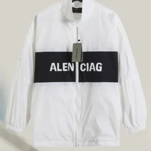Balenciaga White Stripe Men's Jacket: A