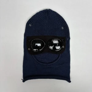CP Company Navy Blue Knit Headwear: Urban