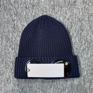 CP Company Navy Beanie: Cool and cozy street