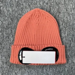 CP Company Coral orange Beanie: Eye catching