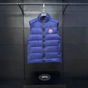 Canada Goose Blue Down Vest: Stylish