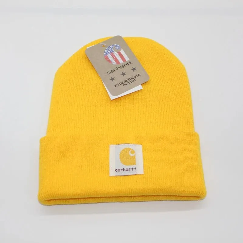 Carhartt Yellow Knit Beanie: Bold