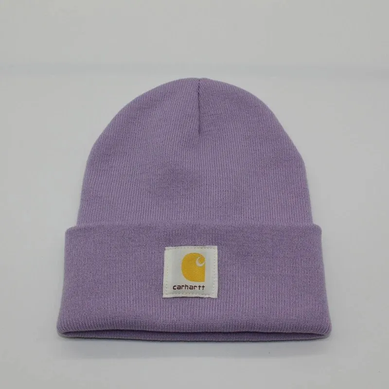 Carhartt Lilac Beanie: Branded Comfort for