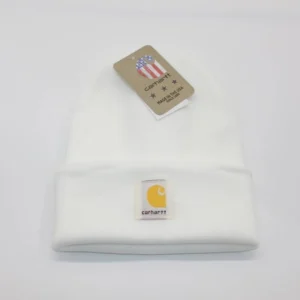 Carhartt White Beanie: Cozy USA Made