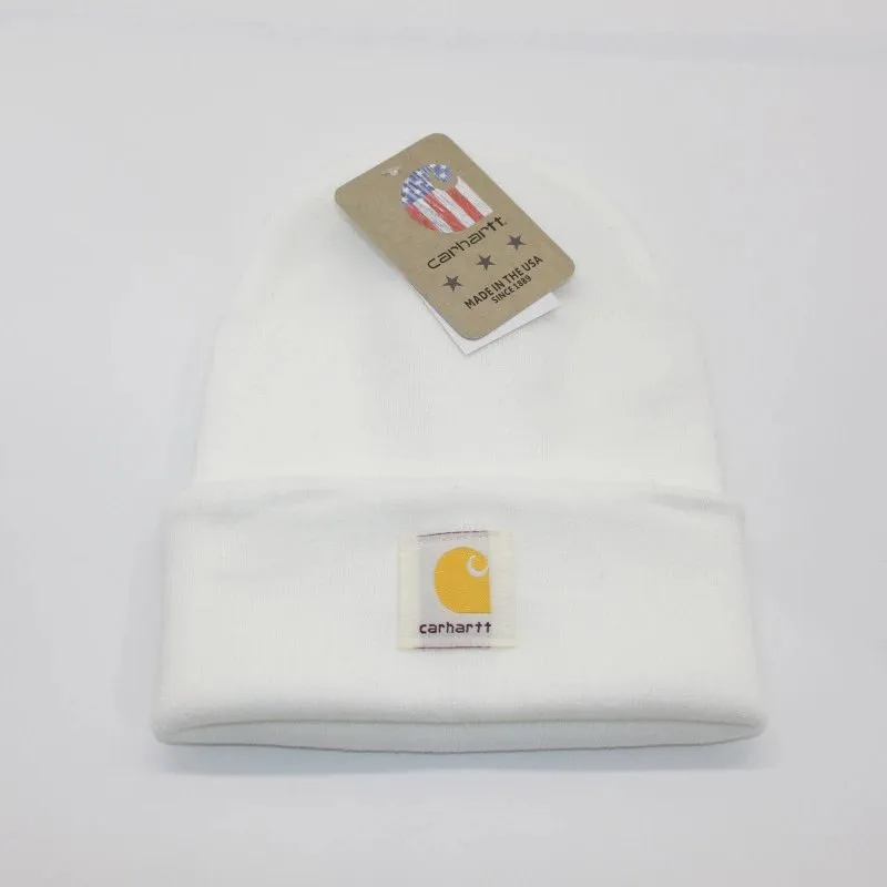 Carhartt White Beanie: Cozy USA Made