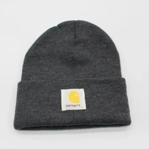 Carhartt Gray Knit Beanie: Warmth with a