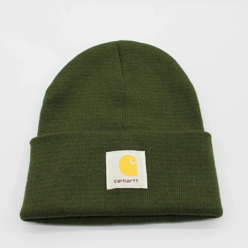 Carhartt Olive Green Beanie: Cozy