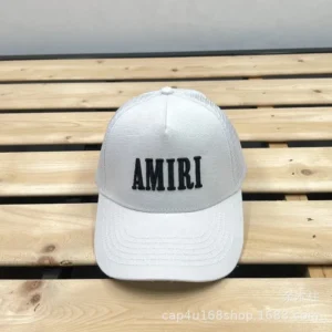 AMIRI White Cap: Chic and Minimalist