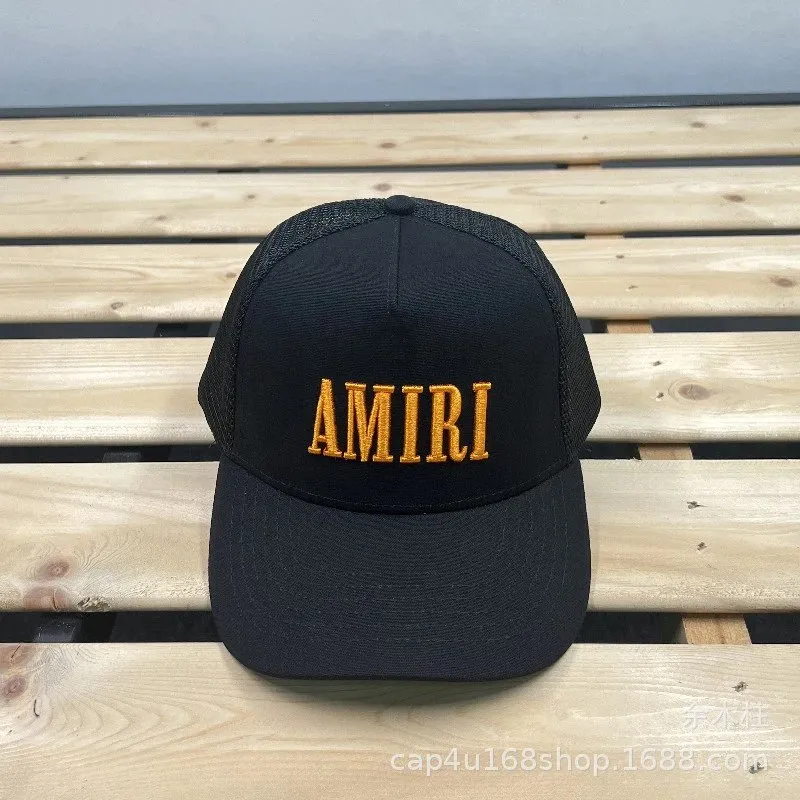AMIRI Black Cap: Fashionable with Gold