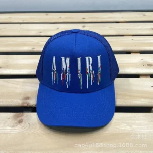 AMIRI Blue Hat: Stand Out with Color drip